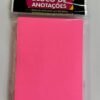 Bloco de Anotações Linha Neon 76x102mm 100Fls - BRW