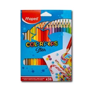 Lápis de cor COLOR'PEPS star c/36 - MAPED