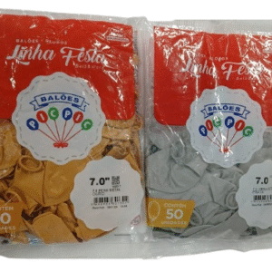 Balão Linha Festa Metalizado Nº7.0" – PIC PIC